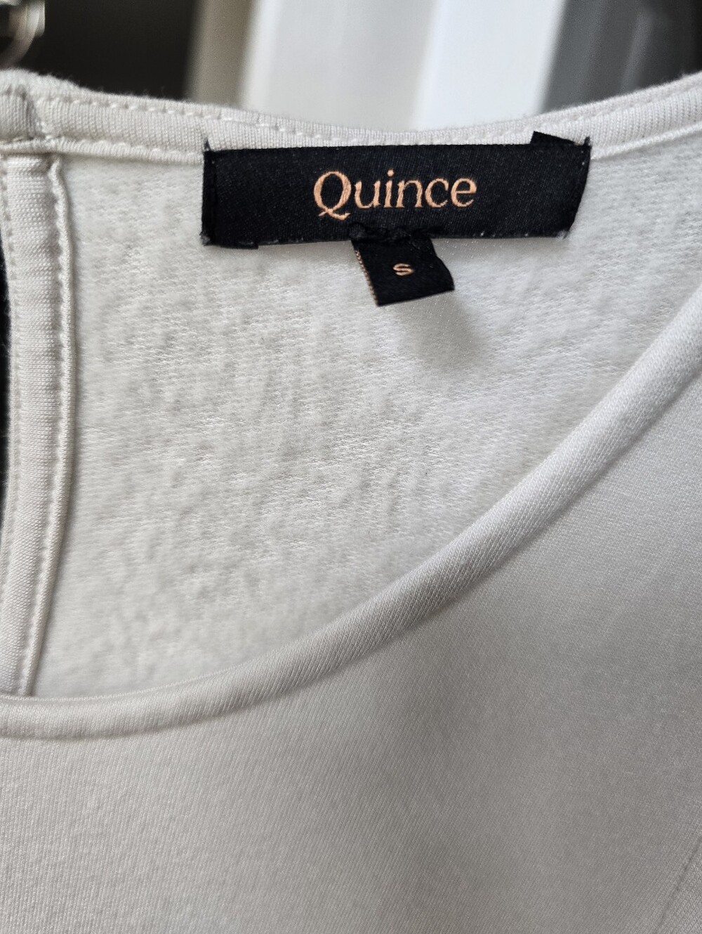 Quince Cream Sleeveless Jumpsuit Soft Cozy Loungewear Size Small - Picture 4 of 4